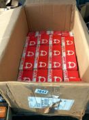 A large box of new exhaust clamps, COLLECT ONLY.