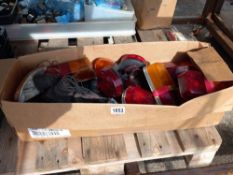 A box of classic lens/lamps, COLLECT ONLY