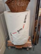 A large heavy roll of paper COLLECT ONLY (trolley not included)