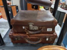 2 small vintage cases COLLECT ONLY
