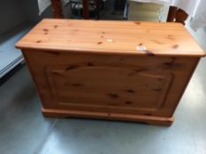 A pine toy box COLLECT ONLY