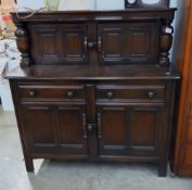 A 1950's oak buffet COLLECT ONLY