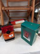 2 battery operated road side emergency lamps