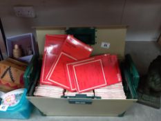 A box of ordnance survey one inch maps