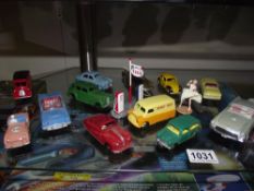 12 unboxed Atlas Dinky replicas and a Corgi Marilyn Monroe Ford Thunderbird