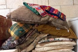 A quantity of cushions & 4 cushion covers COLLECT ONLY