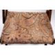 A Victorian mahogany folding campaign chair, with studded and tapestry embroidered head panel, - Image 3 of 5