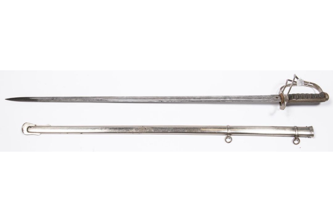 A George V Artillery pattern officers' sword of the South Eastern Mounted Brigade Army Service - Image 6 of 6