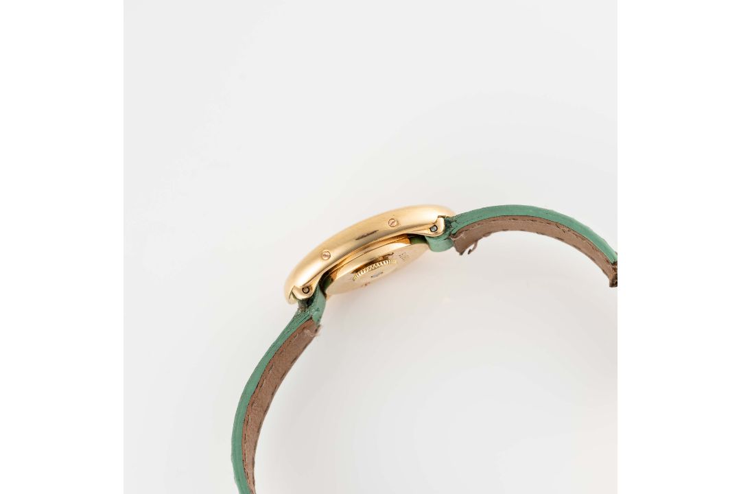 A RARE LADIES 18K SOLID GOLD CARTIER BAIGNOIRE BACK WIND WRIST WATCH CIRCA 1960 Movement: 15J, - Image 3 of 8