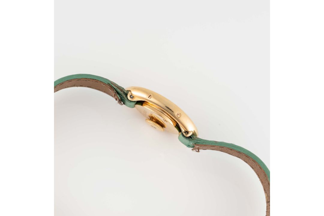 A RARE LADIES 18K SOLID GOLD CARTIER BAIGNOIRE BACK WIND WRIST WATCH CIRCA 1960 Movement: 15J, - Image 4 of 8