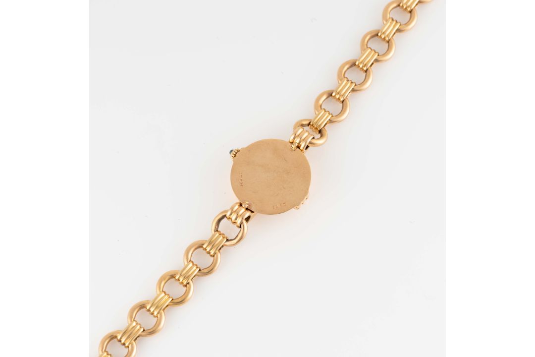 A RARE LADIES 18K SOLID GOLD CARTIER BRACELET WATCH CIRCA 1960s Movement: 17J, manual wind, cal. - Image 6 of 8