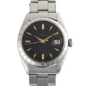 A RARE GENTLEMAN'S SIZE STAINLESS STEEL TUDOR PRINCE OYSTERDATE 34 BRACELET WATCH DATED 1959, REF.