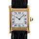 A RARE GENTLEMAN'S SIZE 18K SOLID GOLD CARTIER PARIS TANK NORMALE WRIST WATCH CIRCA 1980s - Image 1 of 8