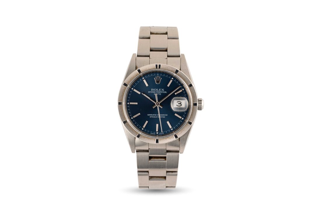A GENTLEMAN'S SIZE STAINLESS STEEL ROLEX OYSTER PERPETUAL DATE BRACELET WATCH DATED 2005, REF. 15210 - Image 2 of 2
