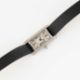 A LADIES 18K SOLID WHITE GOLD & DIAMOND CARTIER TANK MINI ALLONGEE WRIST WATCH DATED 2003, REF. 2525 - Image 4 of 7