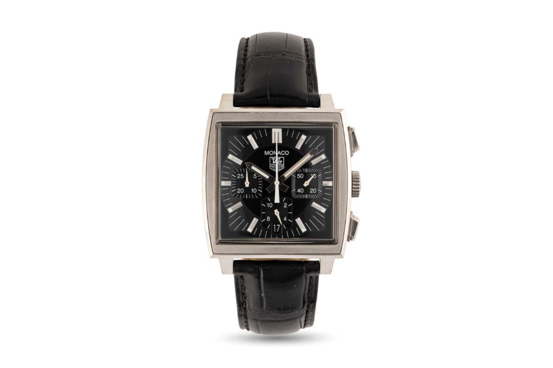 A GENTLEMAN'S STAINLESS STEEL TAG HEUER MONACO AUTOMATIC CHRONOGRAPH WRIST WATCH CIRCA 2005, REF. - Image 2 of 8