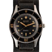 A VERY RARE GENTLEMAN'S SIZE STAINLESS STEEL BLANCPAIN FIFTY FATHOMS DIVERS WRIST WATCH CIRCA
