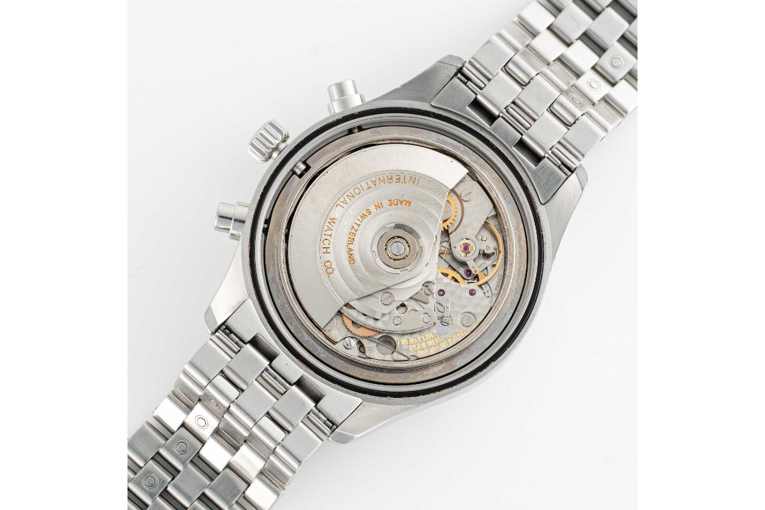 A GENTLEMAN'S SIZE STAINLESS STEEL IWC PILOT SPITFIRE AUTOMATIC CHRONOGRAPH BRACELET WATCH CIRCA - Image 5 of 8