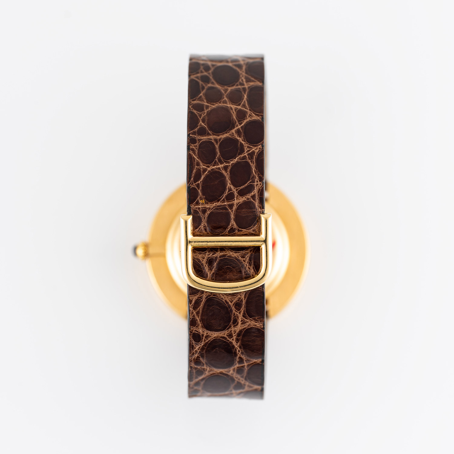 A RARE GENTLEMAN'S SIZE 18K SOLID GOLD CARTIER PARIS VENDOME AUTOMATIC WRIST WATCH CIRCA 1970s, REF. - Image 9 of 9