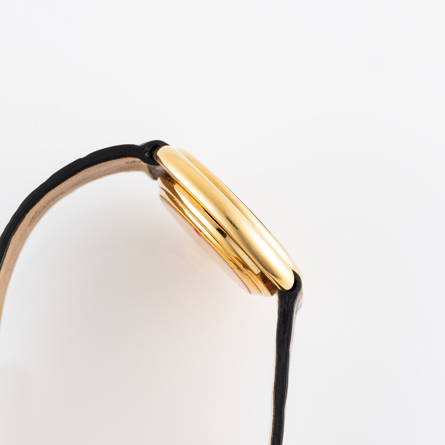 A RARE GENTLEMAN'S SIZE 18K SOLID GOLD CARTIER PARIS VENDOME AUTOMATIC WRIST WATCH CIRCA 1970s, REF. - Image 6 of 9