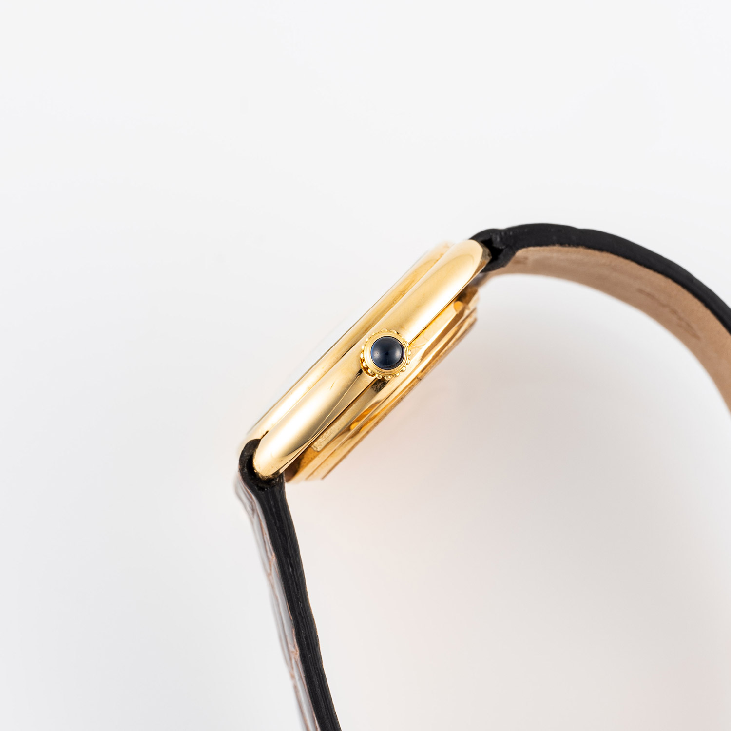 A RARE GENTLEMAN'S SIZE 18K SOLID GOLD CARTIER PARIS VENDOME AUTOMATIC WRIST WATCH CIRCA 1970s, REF. - Image 5 of 9