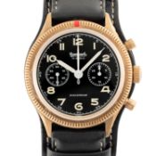 A GENTLEMAN'S SIZE BRONZE HANHART PIONEER 417 ES AUTOMATIC CHRONOGRAPH WRIST WATCH DATED 2020,