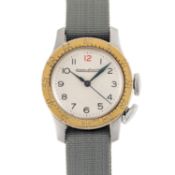 A GENTLEMAN'S STAINLESS STEEL JAEGER LECOULTRE WEEMS PILOTS WRIST WATCH CIRCA 1940 Movement: