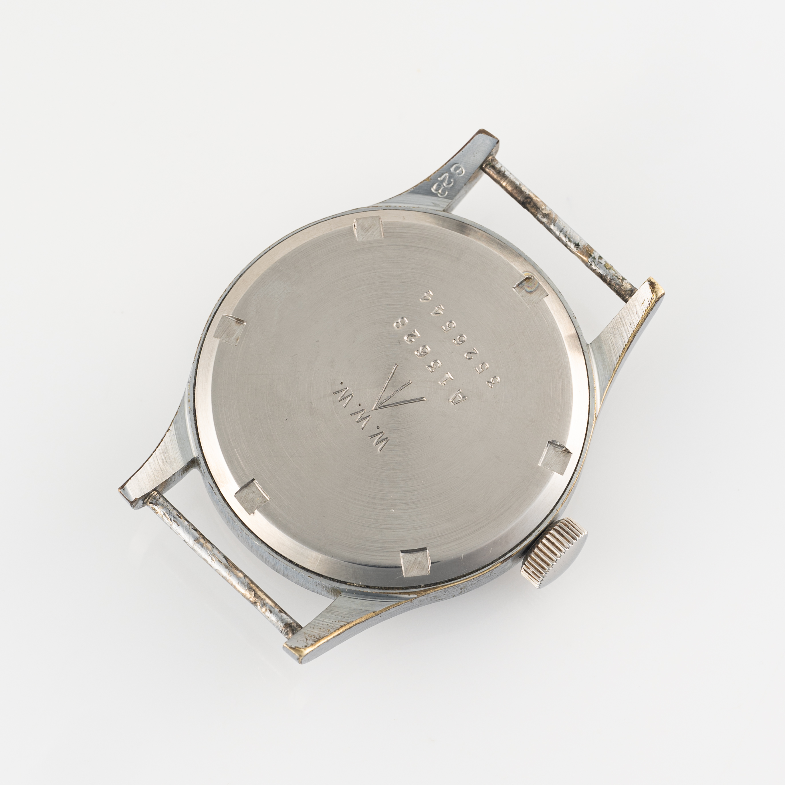 A GENTLEMAN'S BRITISH MILITARY VERTEX W.W.W. WRIST WATCH CIRCA 1945, PART OF THE "DIRTY DOZEN" - Image 7 of 10