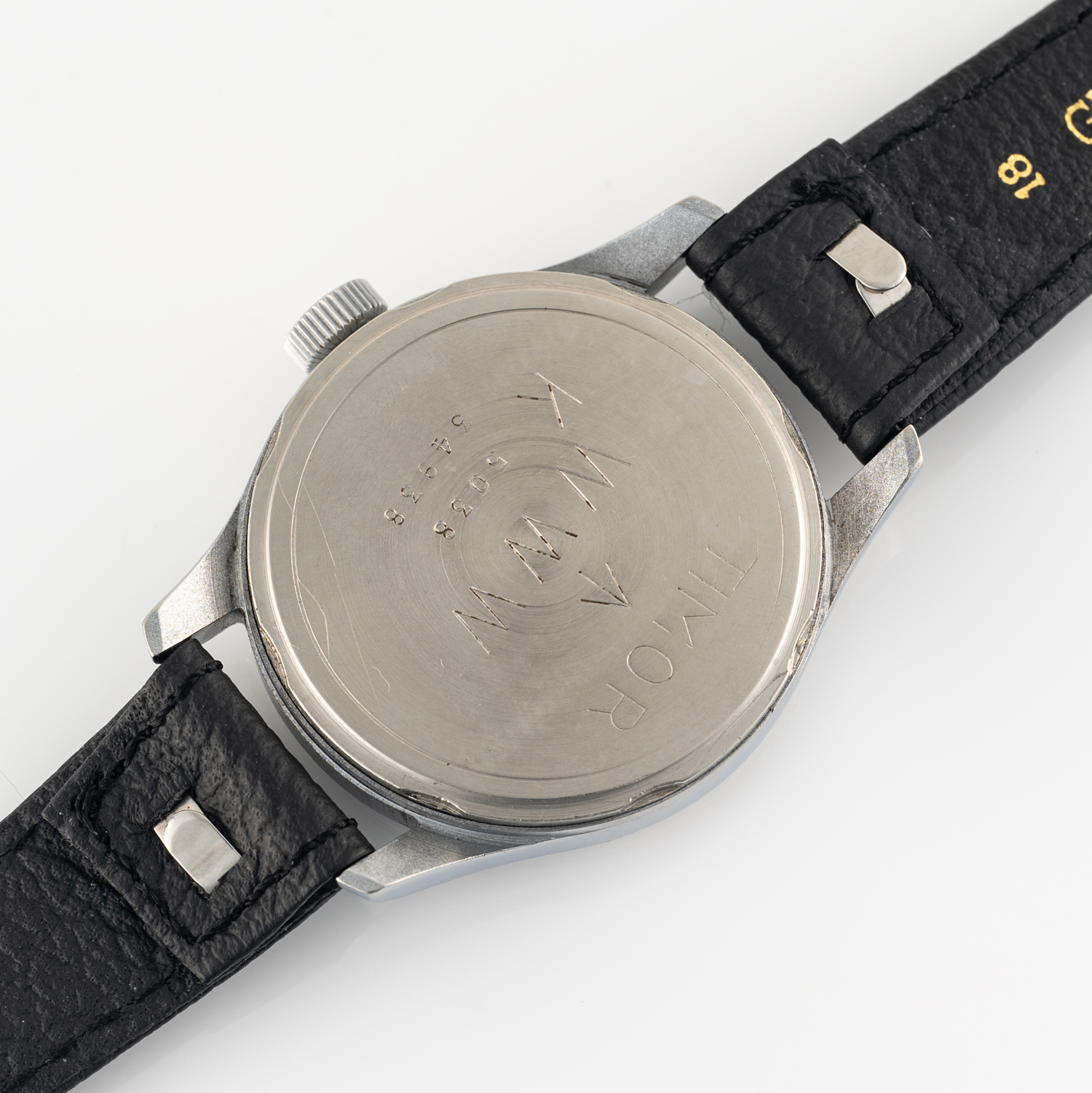 A GENTLEMAN'S STAINLESS STEEL BRITISH MILITARY TIMOR W.W.W. WRIST WATCH CIRCA 1945, PART OF THE " - Image 7 of 9