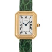 WITHDRAWN /// A RARE LADIES 18K SOLID GOLD CARTIER PARIS CRISTALLOR WRIST WATCH CIRCA 1970s, REF.