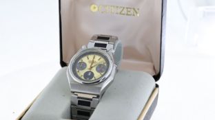 CITIZEN BULLHEAD CHRONOGRAPH AUTOMATIC WITH BOX