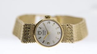 LADIES 9CT TUDOR ROYAL WRISTWATCH