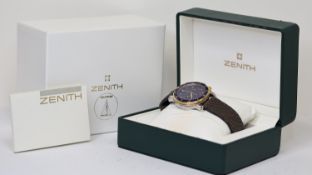 ZENITH EL PRIMERO RAINBOW CHRONOGRAPH AUTOMATIC WITH BOX REFERENCE 15/53-0470-400