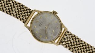 9CT MOVADO TIFFANY & CO SIGNED MECHANICAL WRISTWATCH