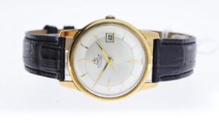 VINTAGE 14CT GUBELIN IPSO DAY AUTOMATIC CIRCA 1960's