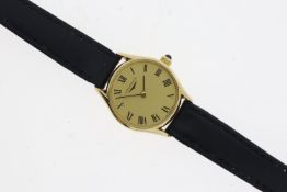 LADIES 9CT LONGINES MECHANICAL DRESS WATCH, Approx 23mm 9ct case and case back, circular champagne