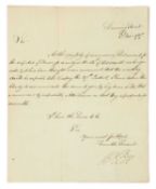 William Pitt (prime minister): Autograph letter Signed: