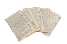 The TITANIC editions of the Times Newspapers: April 17-29, 1912.