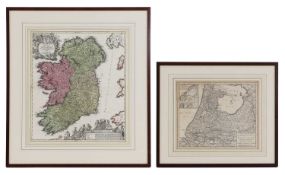 MAPS: 1- (IRELAND)- Homanno, JB: