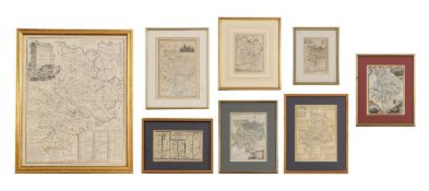 Nine maps of Huntingdon, TBA