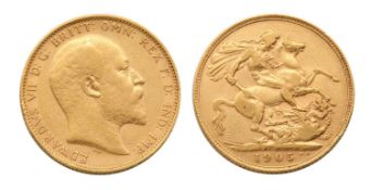 Coins, Great Britain, Edward VII (1901-1910),