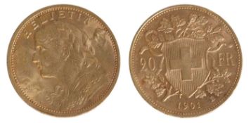 Coins, Switzerland,