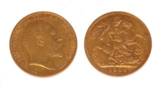 Coins, Great Britain, Edward VII (1901-1910),