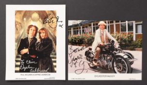 Doctor Who: fifty-one autographs,