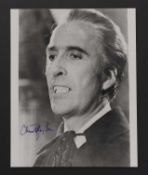 Christopher Lee as Dracula,