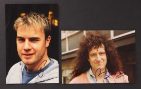 AUTOGRAPHED UNIQUE PHOTOS (mainly Male Music),