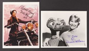 AUTOGRAPH PHOTOS, LETTERS & FLYERS (mainly Female Actors, Directors, Authors, etc.),