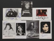 AUTOGRAPH MUSIC: SINGERS, BANDS, ETC.