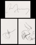 AUTOGRAPH ALBUM - 62 PAGES OF SIGNATURES,