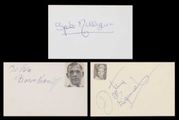 AUTOGRAPH ALBUM, with 69 Signatures